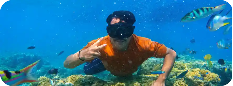 Snorkeling bersama Govana Adventure di perairan Sumatera Barat