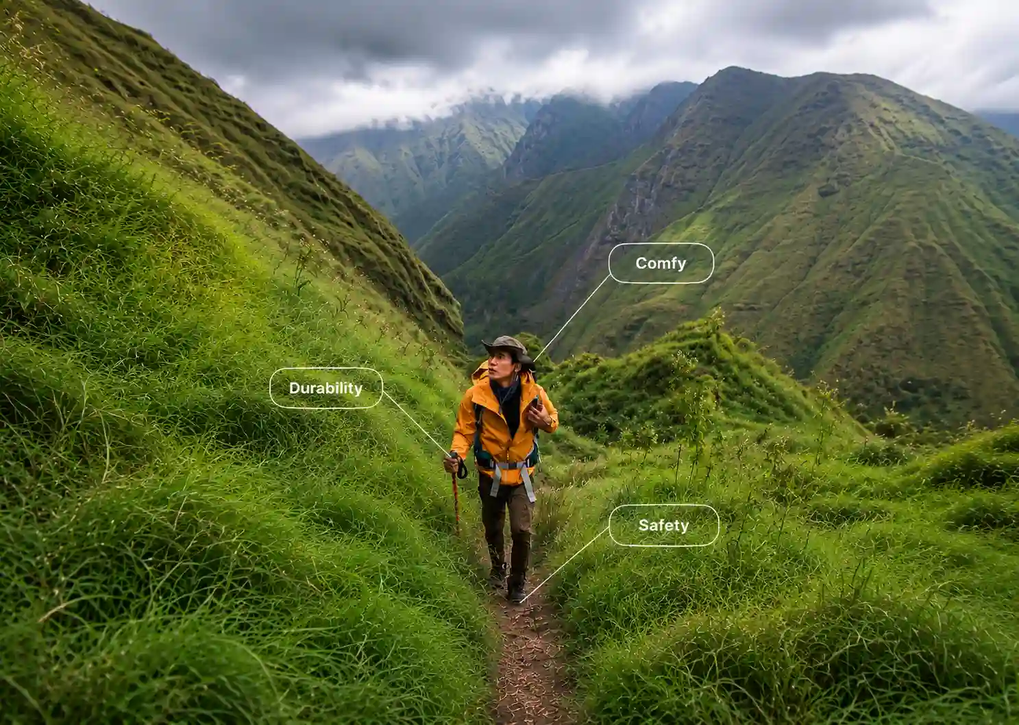 Hiking trail Kaparak Outdoor gear quality