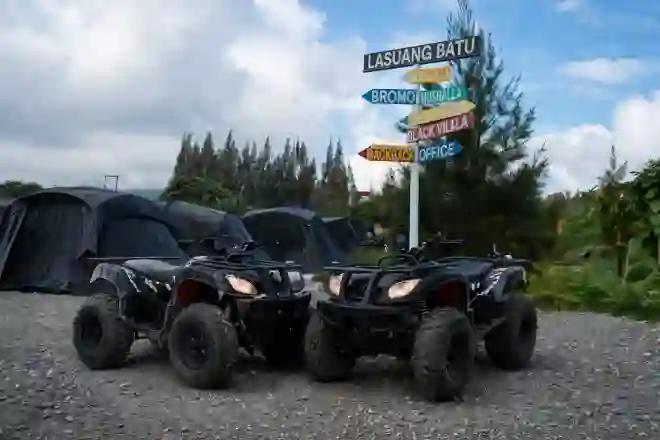Motor ATV di Lasuang Batu Alahan Panjang